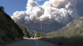 ostv 091024 Bridge Fire La Verne [upl. by Schouten]