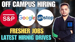 SampP  Google  Capco Hiring  OFF Campus Drive  2025  2024  2023 Batch Hiring  Fresher Jobs [upl. by Fredie540]