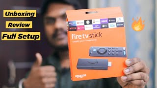 Amazon Fire TV Stick Unboxing Review and Full Setup Process in monitor and Old Led Tv  New Fire TV [upl. by Kristien]