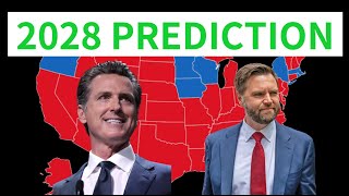 My SHOCKING 2028 Presidential Election Prediction  Vance vs Newsom [upl. by Aizirk]