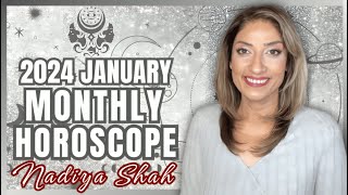 ♊️ Gemini January 2024 Astrology Horoscope by Nadiya Shah [upl. by Nitsid]