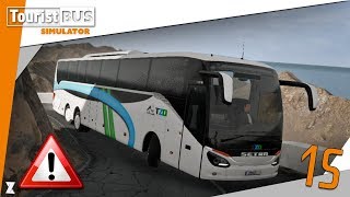 🚍 Tourist Bus Simulator 15🌴 La route la plus ÉTROITE de lîle en Setra 15m [upl. by Makell58]