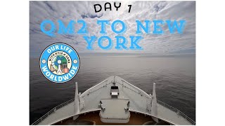 Day 1 on Cunards Queen Mary 2  Transatlantic to New York City [upl. by Delano]