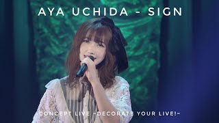 内田彩  Sign Live Video TVアニメ「五等分の花嫁」EDテーマ [upl. by Xella231]