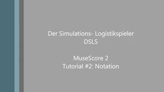 MuseScore 2 Notation  German Deutsch [upl. by Akelahs]