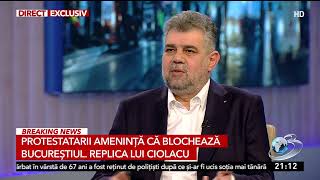 Marcel Ciolacu despre protestul transportatorilor și fermierilor [upl. by Phalan]