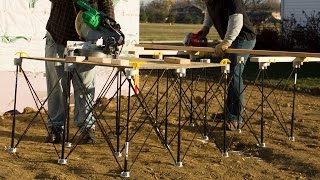 Centipede Portable Work System  Centipede Sawhorse amp Centipede Support XL [upl. by Suelo]