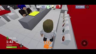 Roblox Working as a McFrothys Cashier in Urbis [upl. by Ntsyrk]