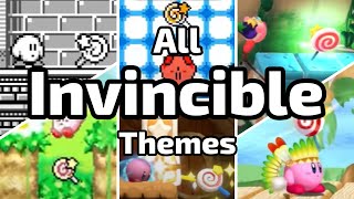 Kirby  All Invincible Themes [upl. by Ynnor944]