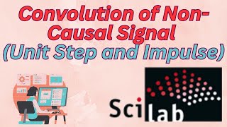 Convolution of two Noncausal Signal  convolution of unit step and Impulse Signal in scilab [upl. by Noak]