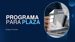 Clase 1 PROGRAMA PARA PLAZA [upl. by Lon]