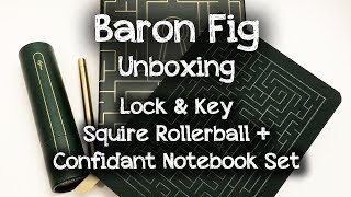 Unboxing BaronFig Lock amp Key Set [upl. by Sreip]