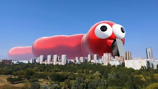 Slitherio in Real Life Red Giant [upl. by Ynaffik]