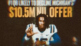 LSU Commit Bryce Underwood Declines Michigans Rumored 105M NIL Deal [upl. by Si]