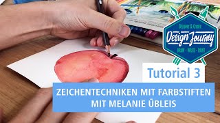 Aquarellstifte verblenden  Tutorial 3  STAEDTLER Art Class [upl. by Athena]