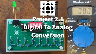 Digital to Analog Conversion R2R LadderDAC [upl. by Lietman196]