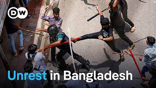 Bangladesh update How hard will authorities try to crack down on the protesters  DW News [upl. by Siseneg399]