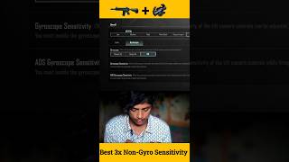 🔥3x NonGyro Recoil Sensitivity  3x NonGyro Scope 3x Scope Sensitivity shorts viral pubgmobil [upl. by Galen387]