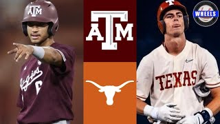 7 Texas AampM vs 24 Texas Highlights  2024 College Baseball Highlights [upl. by Lumbard]