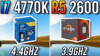 i7 4770k OC vs Ryzen 5 2600  Should You Upgrade [upl. by Talbert]