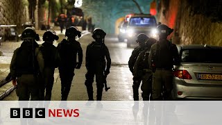 Israel police clash with Palestinians at alAqsa mosque  BBC News [upl. by Almire]