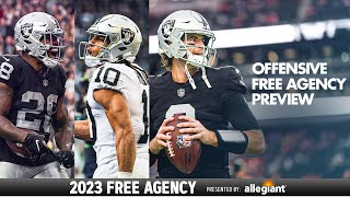 Raiders 2023 Offensive Free Agency Primer  Raiders  NFL [upl. by Emerson]