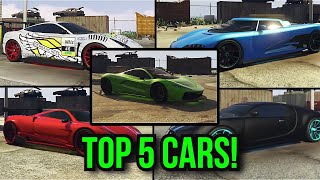 TOP 5 CARS in GTA 5 Story Mode [upl. by Ainocal477]