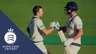 County Championship Match Action  Middlesex v Surrey Day Three 21May2017 [upl. by Idnar]