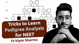 TRICKS to Solve Pedigree Analysis Questions within 10 Seconds  Pedigree Analysis by Vipin Sharma [upl. by Walther]