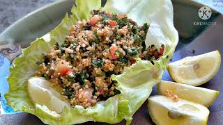 Tabbouleh Arabic Salad by Sunia wheat salad  Best for weight loss  in Urdu amp Hindi [upl. by Nwahsram111]