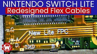 Nintendo Switch LITE RP2040 Installation Redesigned Flex Cables [upl. by Yralam]