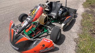 Race Kart with Ghost Predator 212 Engine Drive Around [upl. by Madelin631]