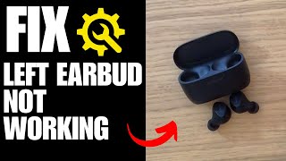 Jabra Elite 4 Left Earbud Not Working  How To Fix [upl. by Tat14]