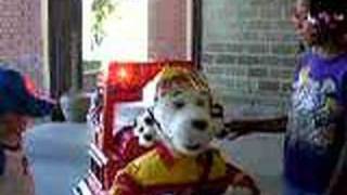 SPARKY THE FIRE DOG TALKS TO KIDS [upl. by Desmond]