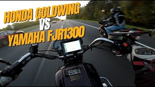 Honda Goldwing vs Yamaha FJR1300 [upl. by Rusert]