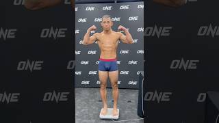 Hiroki Akimoto passes hydration makes weight  ONE Friday Fights 81 onechampionship onelumpinee [upl. by Barrington]