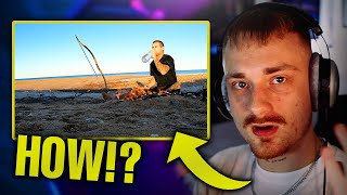 SOLO SURVIVAL 24 HOURS WITH BOW AND ARROW  YBS Youngbloods REACTION [upl. by Aitram]