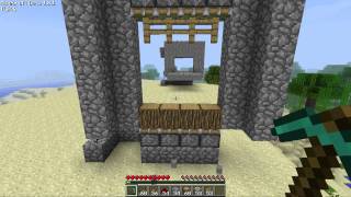 Tutorial Minecraft Piston Gate BETA 181 [upl. by Ferris368]