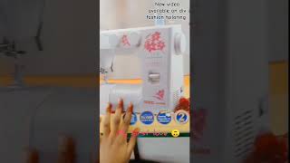 My first love 🙃🌼💞 new automatic sewing machine Japanese technology japan youtube fashion dress [upl. by Nabalas]