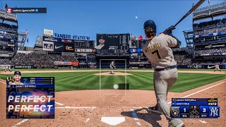 Extra Innings MLB The Show 24 Online Rated Brewers vs Yankees PS5 Gameplay [upl. by Amer103]