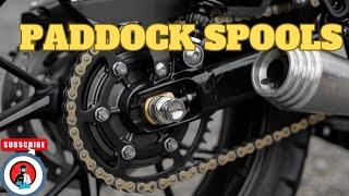 PADDOCK SPOOLS for Triumph Bonneville T120 T100 Street Twin Speed Twin Thruxton  MOTONE CUSTOMS [upl. by Hannavahs359]