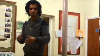 Akala Hip Hop Shakespeare workshops visit BEATS [upl. by Enyledam]