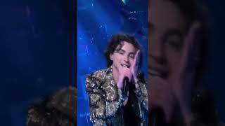 Timothée Chalamet raps about his ‘baby face’ in ‘SNL’ [upl. by Ahtanoj]