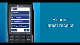 How To Reprint Your Last Receipt  Get Started With EFTPOS  Eftpos NZ [upl. by Lusar]