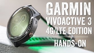 First Look Garmins LTEenabled Vivoactive 3 Music for Verizon [upl. by Zetneuq]