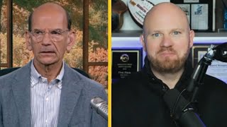 Paul Finebaum Show Brandon Marcello prediction to CFP rankings Ole Miss 82 LSU 64 Arkansas 55 [upl. by Enyamrahs541]