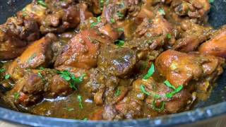 GRANNY’S STEW CHICKEN  BROWN STEW CHICKEN  COOKING WITH GRANNY EP 8  TERRIANN’S KITCHEN [upl. by Rosel]