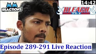 Tousen vs Komamura and Hisagi  Bleach Anime Episode 289290 amp 291 Live Reaction [upl. by Narhem]