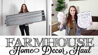 Farmhouse Home Decor Haul  RAE DUNN amp MAGNOLIA HOME [upl. by Ilbert]