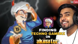 finding techno gamerz on AKinator httpswwwyoutubecomabhijeetkapse786 [upl. by Henryk]